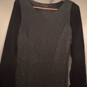 Glittery Black and Silver Dress